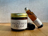 Natural Northern School Night Reset Magnesium Cream & Calm Roll-On Duo - Evening Routine, Botanical Blend, Two-Step Care