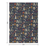 Winter Nights Plush Blanket, Cozy Flannel Throw, All-Season Soft Blanket