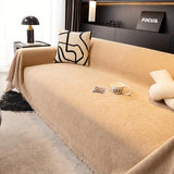Protect Your Furniture with Luxurious Pet Proof Couch Cover - Chenille Sofa Protector, Anti-Scratch Slipcover, All-Season Couch Shield