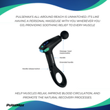 PulseMax Portable Massager - Muscle Relief, Targeted Recovery, Everyday Relaxation