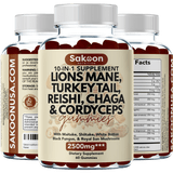 10-in-1 Lions Mane Mushroom Complex Gummies