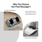 Therapeutic Shiatsu Foot Massager with High-Intensity Rollers – Deep Tissue Relaxation Device, Electric Foot Therapy Machine, Home Wellness Massager