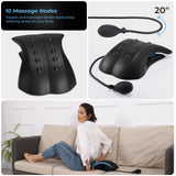 BackWave Adjustable Back Stretcher - Posture Support, Targeted Massage, Muscle Stretching