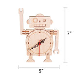Robot Clock DIY Kit, Educational STEM Toy – Engineering, Hands-On Project, Personalized Gift