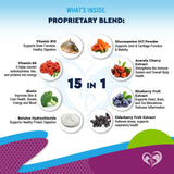 15-in-1 Liquid Multivitamin for Cats & Dogs with Glucosamine and Cranberry - Daily Nutrition, Joint Mobility, Skin & Coat
