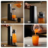Fritaire Fizze Sparkling Beverage Soda Maker Machine, Home Carbonation System, Sparkling Water Maker, CO₂ Beverage Carbonator