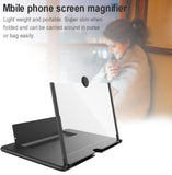 Foldable Pull-Out Mobile Phone Screen Amplifier - Fresnel Lens, Eye Protection, Hands-Free Stand