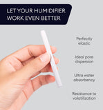 GENIANI Humidifier Replacement Cotton Filter Sticks, 10-Pack - Water Absorption, Routine Maintenance, Portable Care
