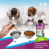 15-in-1 Liquid Multivitamin for Cats & Dogs with Glucosamine and Cranberry - Daily Nutrition, Joint Mobility, Skin & Coat