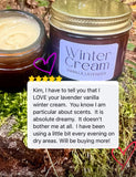 Natural Northern Winter Cream for Dry, Sensitive Face & Body - Lasting Moisture, Madagascar Vanilla, Mango Butter