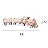 Train DIY Kit, Educational STEM Toy – Motor Driven Train, Engineering Project, Creative Learning