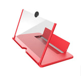 Foldable Pull-Out Mobile Phone Screen Amplifier - Fresnel Lens, Eye Protection, Hands-Free Stand