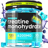 Creatine Gummies Complex Trio (3 Pack) – 6200mg Potency, Vegan Energy, Workout Convenience