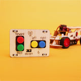 Steering Remote-Controlled Car DIY Kit, Educational STEM Toy – Radio Control, Robotics, Engineering
