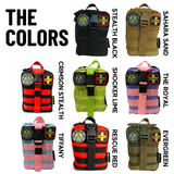 Emergency Trauma Medical Kit with 80 Essential Supplies, First Aid Kit, Emergency Preparedness, Survival Gear