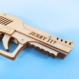 DIY Kit Rubber Band Launcher, Fun Wooden Craft and STEM Toy – Rubber Band Shooter, Wooden STEM Project, Hands-On Building Kit