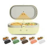 UVI Plus Self-Heating Electric Lunch Box with USB-C & UV Light Sanitizer, Portable Food Warmer, Heated Lunch Container, Leakproof Meal Box