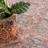 Urpi Vintage Oushak Washable Rug – distressed design, versatile décor, easy-care