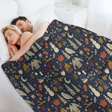 Winter Nights Plush Blanket, Cozy Flannel Throw, All-Season Soft Blanket