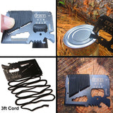 Ultimate14 Tactical Card (14-in-1 Multitool) – survival gear, credit card tool, camping multitool