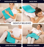 GENIANI XL Double-Sided Electric Heating Pad, Viridian Green - Muscle Relaxation, Cramp Comfort, Soothing Warmth