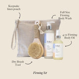 Firming Set – Body Care Ritual – body-wash, body-oil, dry-brush