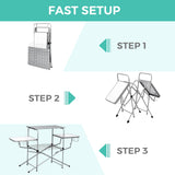 Foldable Outdoor BBQ Table and Grilling Stand with Storage Shelves, Portable Camp Kitchen Station, Picnic Prep Table, Tailgating Organizer