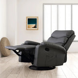 Levede Heated Massage Recliner Chair with Adjustable Backrest and Footrest, Home Relaxation Lounger, Faux Leather Armchair, Comfort Lounge Seating
