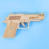 DIY Kit Rubber Band Launcher, Fun Wooden Craft and STEM Toy – Rubber Band Shooter, Wooden STEM Project, Hands-On Building Kit