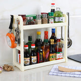 Multilayer Kitchen Storage Shelving - Compact Kitchen Rack, Foldable Storage Stand, Multi-Tier Organizer