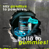 Creatine Gummies Complex Trio (3 Pack) – 6200mg Potency, Vegan Energy, Workout Convenience