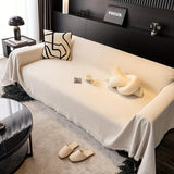 Protect Your Furniture with Luxurious Pet Proof Couch Cover - Chenille Sofa Protector, Anti-Scratch Slipcover, All-Season Couch Shield