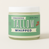 Unscented Tallow Skincare Gift Set – 4-Piece Grass-Fed Collection, Sensitive Skin, Natural Body Care