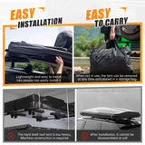 Amphibious Inflatable Car Roof Top Tent with Complete Camping Accessory Kit, Elevated Vehicle Shelter, Portable Adventure Camping System, Quick Setup Outdoor Tent