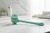 Electric Rotating Bath Brush with Long Handle – Automatic Body Scrubber, Deep Cleansing Shower Tool, Full-Body Exfoliating Brush
