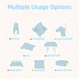 Extra Large Sofa Cover – Stretchable Furniture Protector - Stretch Sofa Protector, Linen Couch Cover, Pet-Friendly Slipcover