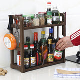 Multilayer Kitchen Storage Shelving - Compact Kitchen Rack, Foldable Storage Stand, Multi-Tier Organizer