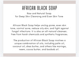 Natural Northern Raw African Black Soap - Deep Cleansing, Even Tone, Oil Control