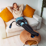 Air C Pro Rechargeable Leg Compression Massager with 4 Airbags & 3 Modes, Full Leg Recovery System, Muscle Relaxation Therapy, Circulation Support