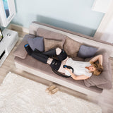 Air C Pro Rechargeable Leg Compression Massager with 4 Airbags & 3 Modes, Full Leg Recovery System, Muscle Relaxation Therapy, Circulation Support
