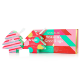 Season's Greetings Holiday Tree Gift Set – Festive Body Buffers — holiday, spa, exfoliating