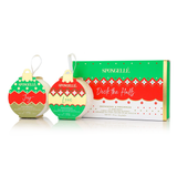 Deck the Halls Holiday Ornament Gift Set – Festive Body Buffers — snowberry, persimmon, exfoliating
