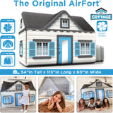 The Original AirFort - Cottage, Indoor Playhouse, Kids Tent, Play Fort