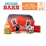 Farmers Barn AirFort, Kids Playhouse, Indoor Fort, Chicken Pillow