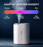 GENIANI Huron 4L Cool Mist Humidifier with Aromatherapy, White - Bedroom Comfort, Indoor Plant Care, Nursery Essentials