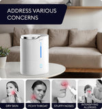 GENIANI Huron 4L Cool Mist Humidifier with Aromatherapy, White - Bedroom Comfort, Indoor Plant Care, Nursery Essentials