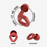 ZENZ - Unwind Earplugs - Fiery Red