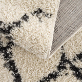 Wallagrass Trellis Shag Area Rug – plush comfort, Moroccan style, textured design