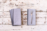 Seersucker Dinner Napkins, set of 4 - Seersucker Table Linens, Colorful Dinner Napkins, Reusable Cotton Napkins