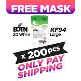 (FREE🔥) 200pcs BOTN KF94 Large / White - EXP Sep 2025